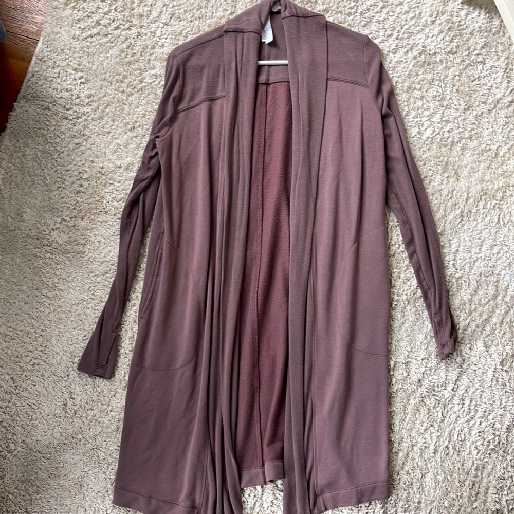 Athleta Compact Coaster Duster Long Wrap Cardigan